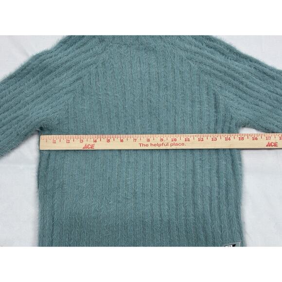 iets frans… Eyelash Hoodie Sweatshirt Aqua Size S NEW Streetwear Athleisure Y2K - Picture 5 of 7